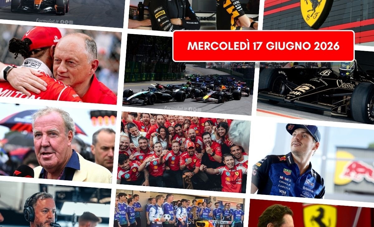 Formula 1, il punto di mercoledì 17 giugno 2026: 