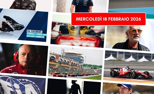Formula 1, il punto di mercoledì 18 febbraio 2026: 
