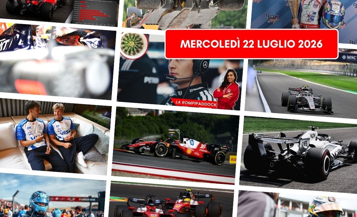 Formula 1, il punto di mercoledì 22 luglio 2026