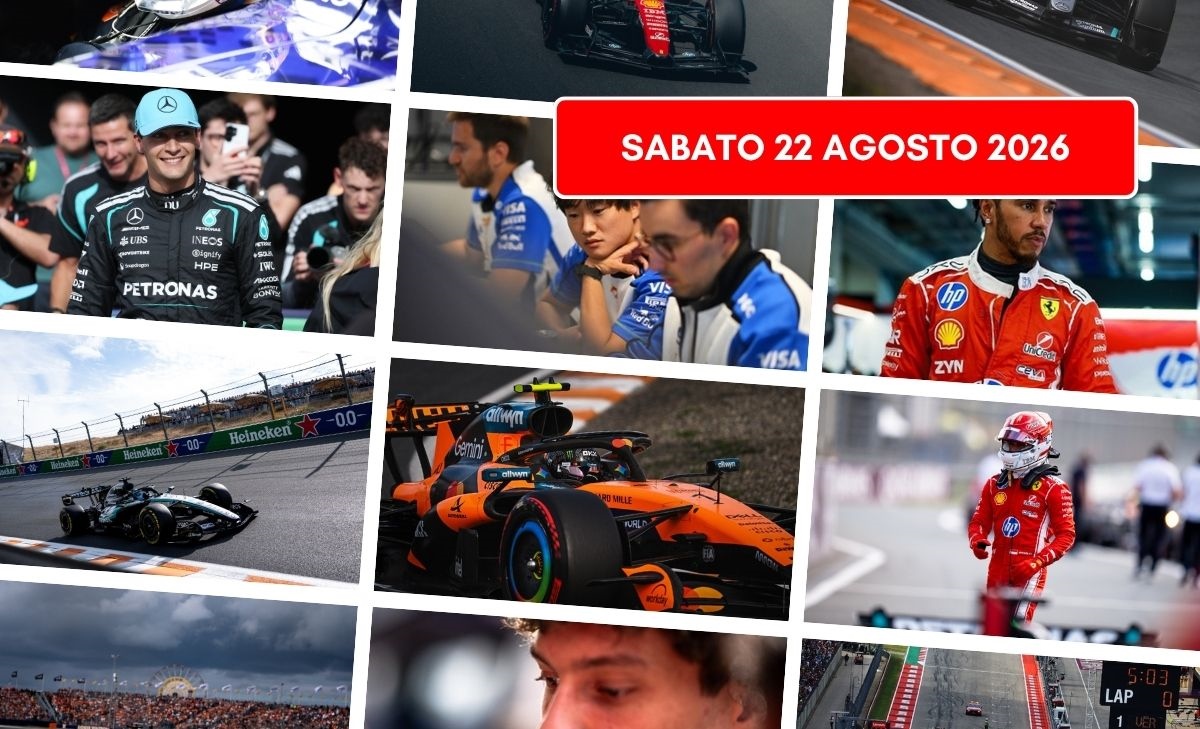 Formula 1, il punto di sabato 22 agosto 2026: Zandvoort è tutta da vivere