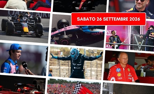 Formula 1, il punto di sabato 26 settembre 2026