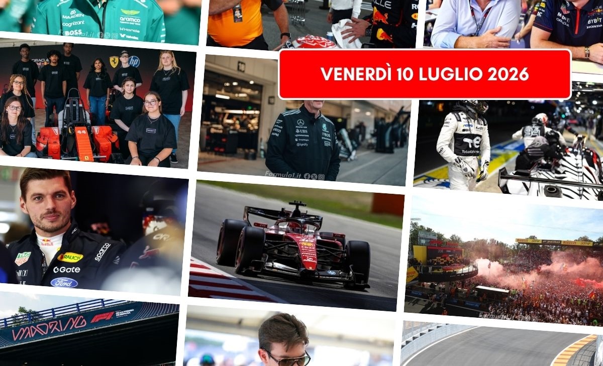 Formula 1, il punto di venerdì 10 luglio 2026: previsioni e aspettative 