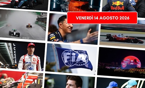 Formula 1, il punto di venerdì 14 agosto 2026