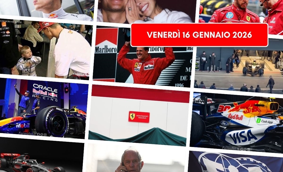 Formula 1, il punto di venerdì 16 gennaio 2026:  
