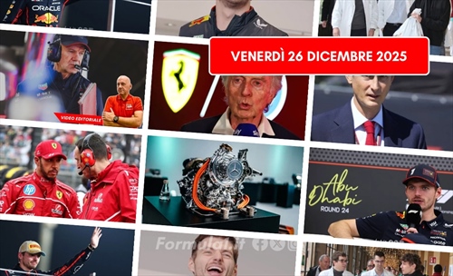 Formula 1, il punto di venerdì 26 dicembre 2025: motori, leader e geni