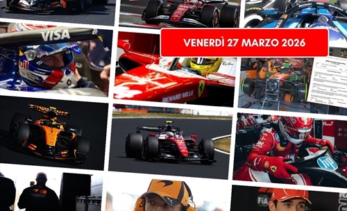 Formula 1, il punto di venerdì 27 marzo 2026: 