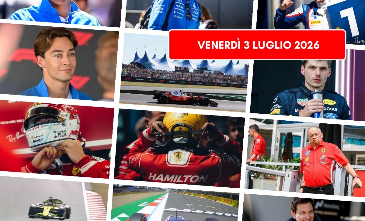 Formula 1, il punto di venerdì 3 luglio 2026: Hamilton accede i tifosi 