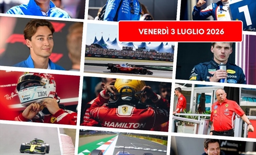 Formula 1, il punto di venerdì 3 luglio 2026: Hamilton accende i tifosi  - Formula 1, il punto di venerdì 3 luglio 2026: Hamilton accede i tifosi 