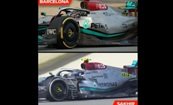FOTO - Mercedes, le prime immagini di una W13 inedita - FOTO - Mercedes, le prime immagini di una W13 inedita