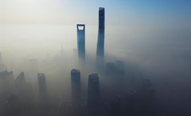 FP2 di Cina annullate - Shangai avvolta dalla nebbia