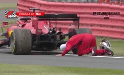 GP 70° Anniversario, prove libere: Mercedes detta il passo, Ferrari perde olio