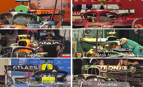 GP Arabia Saudita - Immagini dal circuito: confronto tra le monoposto - GP Arabia Saudita - Immagini dal circuito: confronto tra le monoposto