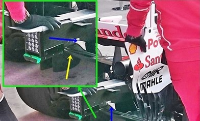 Gp Austin: Ferrari SF70H con un nuovo diffusore - Gp Austin: Ferrari SF70H con un nuovo diffusore