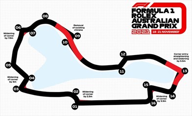 Gp Australia - Lavori sul circuito di Albert Park, sarà 5 secondi più veloce