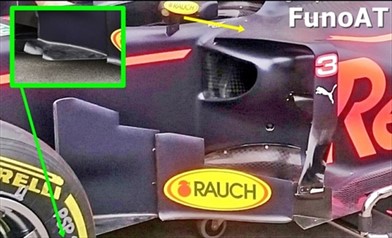 GP AUSTRALIA: Red Bull RB13 con nuovi bargeboards - GP AUSTRALIA: Red Bull RB13 con nuovi bargeboards