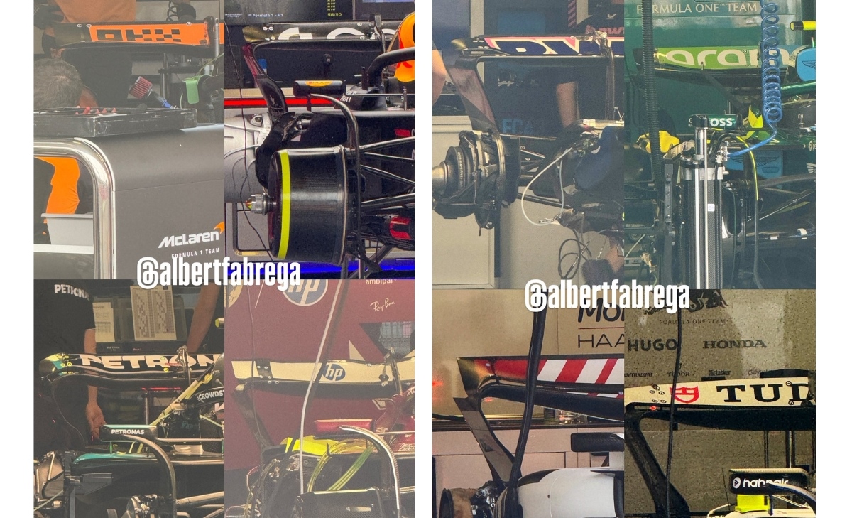 GP Azerbaijan - Anteprima tecnica e immagini dalla pitlane: confronto ali posteriori