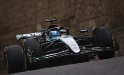 GP Azerbaijan - FP3: Russell primo, Leclerc a soli 13 millesimi. Verstappen sesto