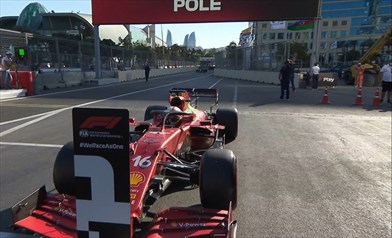 Gp Azerbaijan - Qualifiche - Tra mille emozioni in pole c'è Leclerc