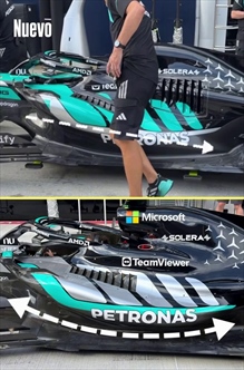 GP Bahrain - Analisi tecnica e immagini dalla pitlane: tutte le novità Mercedes - GP Bahrain - Analisi tecnica e immagini dalla pitlane: novità Mercedes a Sepang