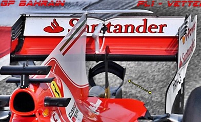 Gp Bahrain: Ferrari con la soluzione inedita del doppio monkey seat - Gp Bahrain: Ferrari con la soluzione inedita del doppio monkey seat