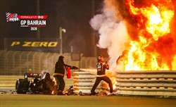 GP Bahrain: Hamilton domina, Grosjean miracolato tra le fiamme