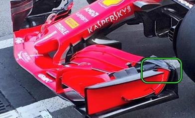 GP BAKU - FERRARI SF71H: novità all'ala anteriore e conferme sul fondo introdotto in Bahrain - GP BAKU - FERRARI SF71H: novità all'ala anteriore e conferme sul fondo introdotto in Bahrain