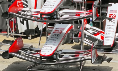 GP Barcellona 2026 - Analisi tecnica e immagini dalla pitlane: le novità Ferrari - GP Barcellona 2026 - Analisi tecnica e prime immagini dalla pitlane: ala anteriore Haas