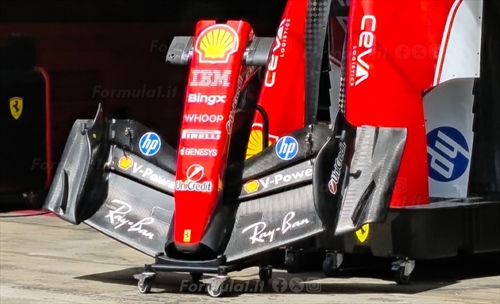 GP Barcellona 2026 - Analisi tecnica e immagini dalla pitlane: le novità Ferrari - GP Barcellona 2026 - Analisi tecnica e prime immagini dalla pitlane: ala anteriore Ferrari