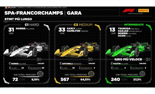 GP Belgio - Analisi strategie: Hamilton fa la magia, gomme dure preferite alle Soft - GP Belgio - Analisi strategie: Hamilton fa la magia, gomme dure preferite alle Soft