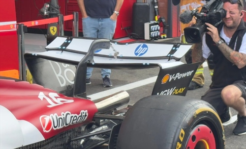 GP Belgio - Analisi tecnica e immagini dalla pitlane: basso carico per tutti - GP Belgio - Analisi tecnica e immagini dalla pitlane: sospensione posteriore Ferrari