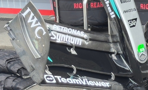 GP Belgio - Analisi tecnica e immagini dalla pitlane: basso carico per tutti - GP Belgio - Analisi tecnica e immagini dalla pitlane: Mercedes