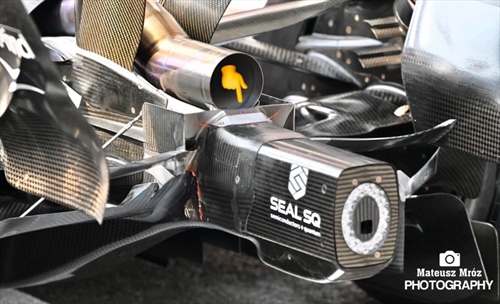GP Belgio - Analisi tecnica e immagini dalla pitlane: niente ala macarena sulla Red Bull - GP Belgio - Analisi tecnica e immagini dalla pitlane: scarico Alpine