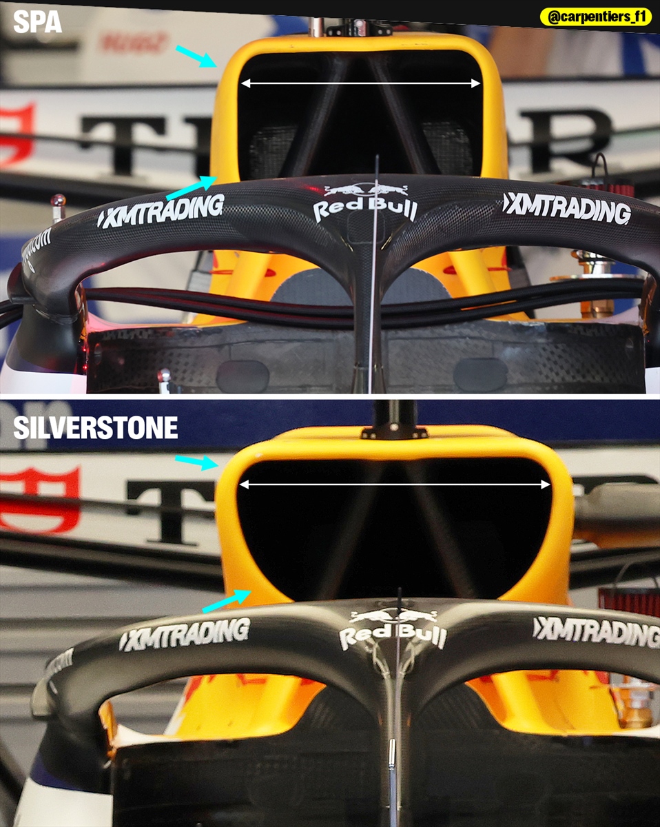 GP Belgio - Analisi tecnica e immagini dalla pitlane: niente ala macarena sulla Red Bull