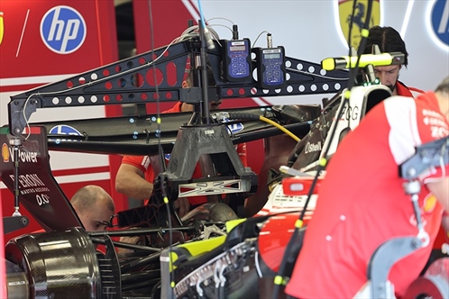 GP Belgio - Analisi tecnica e immagini dalla pitlane: niente ala macarena sulla Red Bull - GP Belgio - Analisi tecnica e immagini dalla pitlane: controlli Ferrari