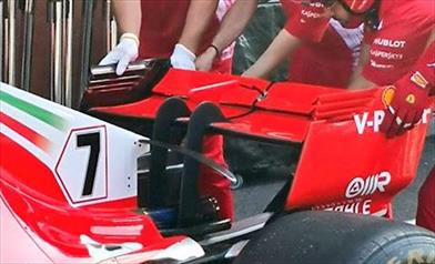 GP BELGIO - FERRARI SF71H: Raikkonen con ala posteriore più scarica rispetto al 2017 - GP BELGIO - FERRARI SF71H: Raikkonen con ala posteriore più scarica rispetto al 2017