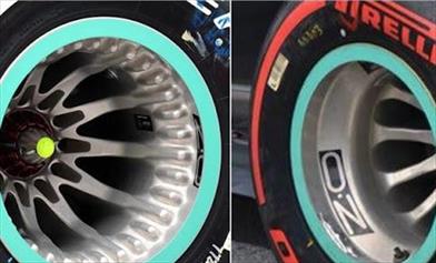 GP BELGIO - MERCEDES W09: nuovi i cerchi posteriori - GP BELGIO - MERCEDES W09: nuovi i cerchi posteriori