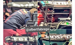 GP Belgio - Immagini dal circuito - Ala posteriore, pance, bocche d'ingresso e fondo, è una Mercedes «C» - GP Belgio - Prime immagini dal circuito - 