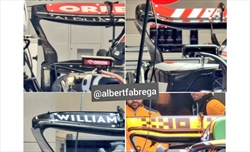 GP Belgio - Immagini dal circuito - Ala posteriore, pance, bocche d'ingresso e fondo, è una Mercedes «C» - GP Belgio - Prime immagini dal circuito - Confronto ali posteriori