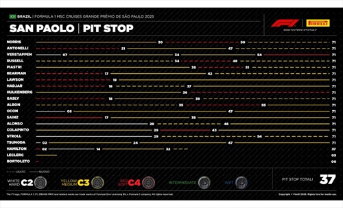 GP Brasile - Analisi strategie: foratura provvidenziale nella rimonta di Verstappen - GP Brasile - Analisi strategie: foratura provvidenziale nella rimonta di Verstappen