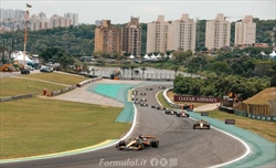 GP Brasile, Sprint Race: 1-2 McLaren, Verstappen è terzo, mentre la Ferrari.. 