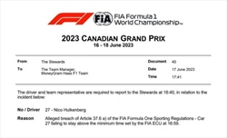 GP Canada, Nico Hulkenberg a rischio. Convocato dai commissari per un errore in Q3 - GP Canada, Nico Hulbenberg a rischio: convocato dai commissari per un errore in Q3