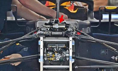 GP CANADA - REDBULL RB14: si rivede il terzo elemento completamente idraulico - GP CANADA - REDBULL RB14: si rivede il terzo elemento completamente idraulico