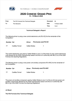 GP Cina 2026 - Situazione Power Unit: Russell già a rischio penalità e non è il solo (aggiornato) - GP Cina 2026 - Situazione Power Unit: Russell già a rischio penalità e non è il solo