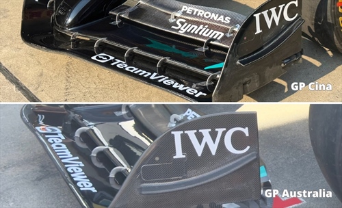 GP Cina - Immagini dal circuito: nessuna novità per la Ferrari, si cercano riscontri - GP Cina 205 - Mercedes