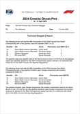GP Cina - Tabella ufficiale componenti usate. Nuova power uniti per Russell - GP Cina - Tabella ufficiale componenti usate. Nuova power uniti per Russell