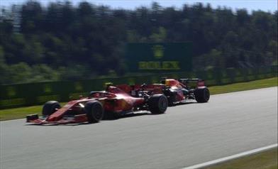 Gp d'Austria: Leclerc e la Ferrari in attesa della decisione dei commissari di gara - Gp d'Austria: Leclerc e la Ferrari in attesa della decisione dei commissari di gara
