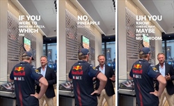 GP d'Italia, Verstappen provoca i tifosi e chiede: «È accettabile la pizza con l'ananas?»