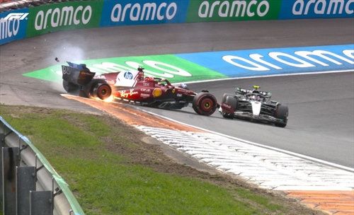 GP d’Olanda 2025: Leclerc fuori dopo un contatto con Antonelli. Cosa è successo