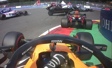 Gp del Belgio: la gara di Verstappen termina alla prima curva, Albon quinto partendo dal fondo
