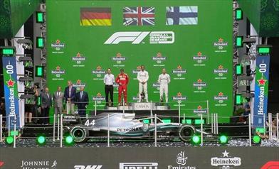 Gp del Messico: Vince Hamilton, davanti a Vettel e Bottas